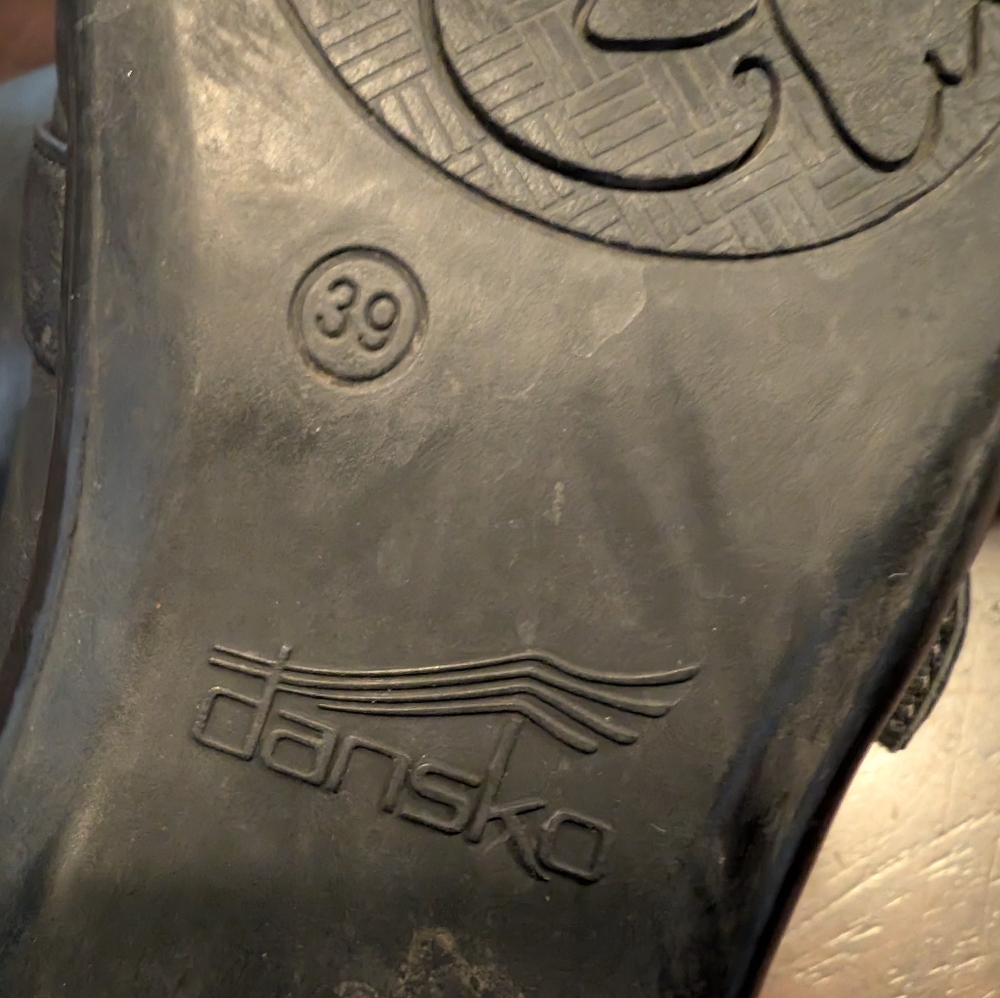 Dansko Black Leather Mary Janes - Picture 5 of 6